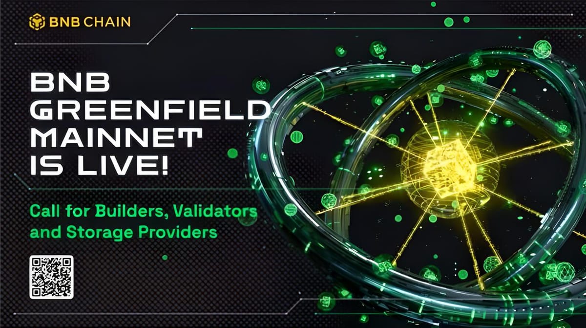 BNB Greenfield Officially Launches Mainnet