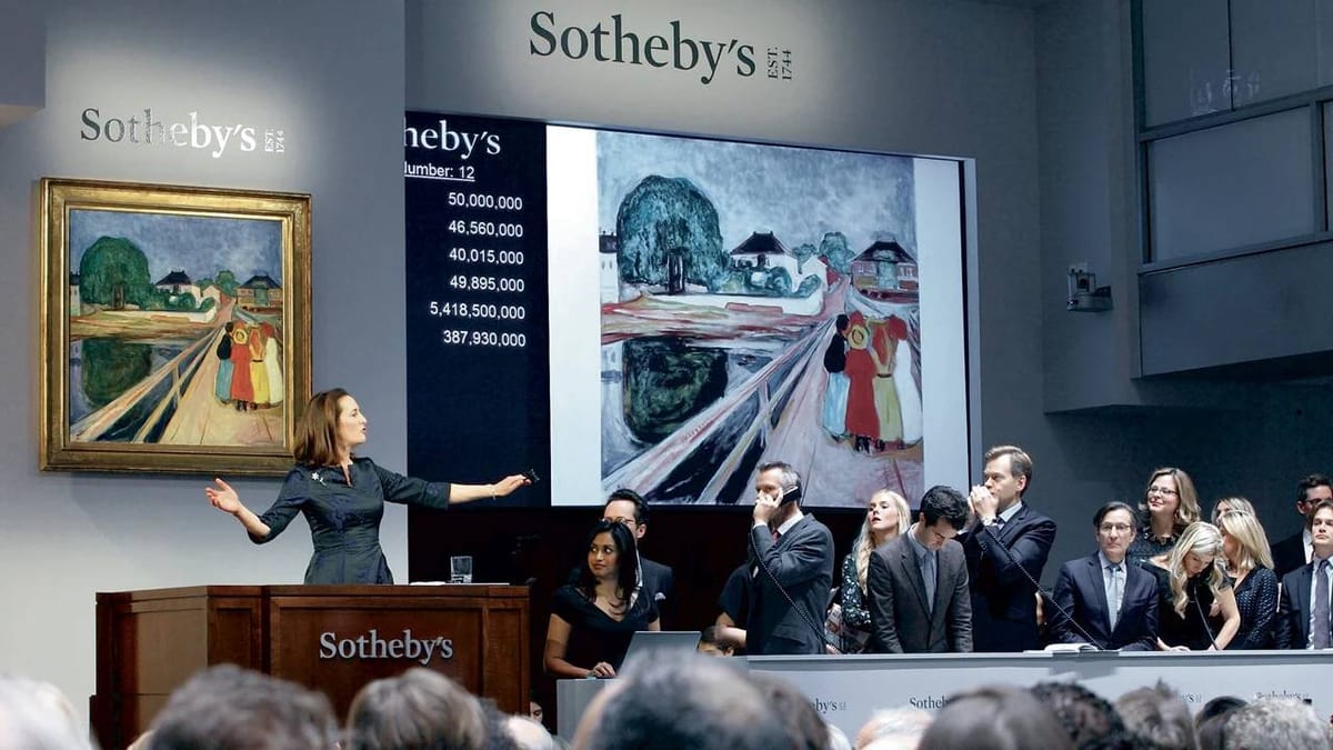 Sotheby's Records $35 Million in NFT Auction Revenue for 2023