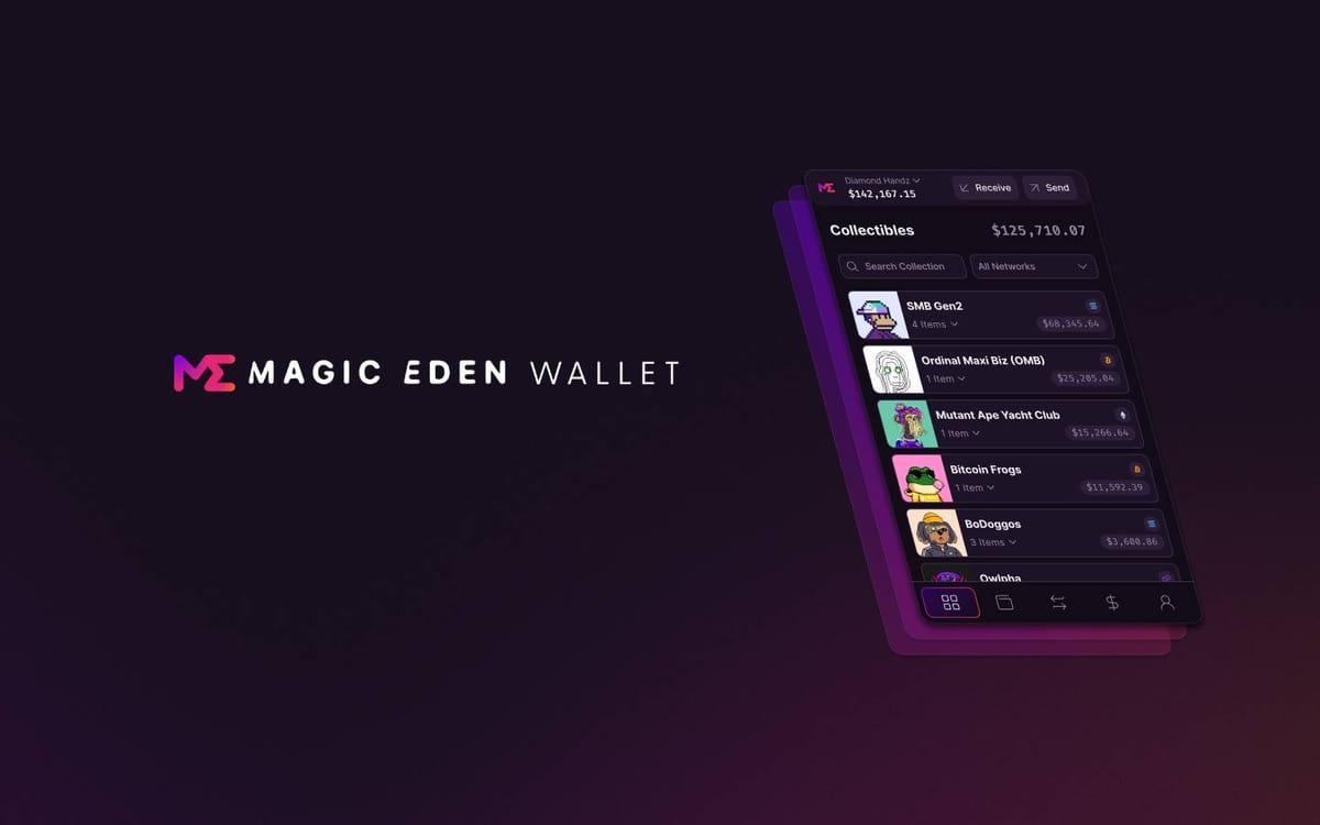 Magic Eden Launches Multi-Chain Wallet Compatible with 4 Blockchains