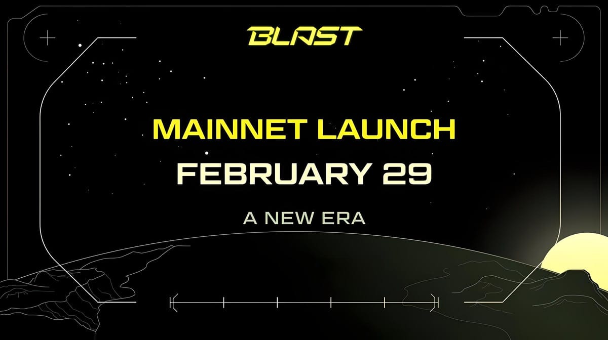 Blast Sets Mainnet Launch Date with $2 Billion TVL, Records First Rug Pull Incident