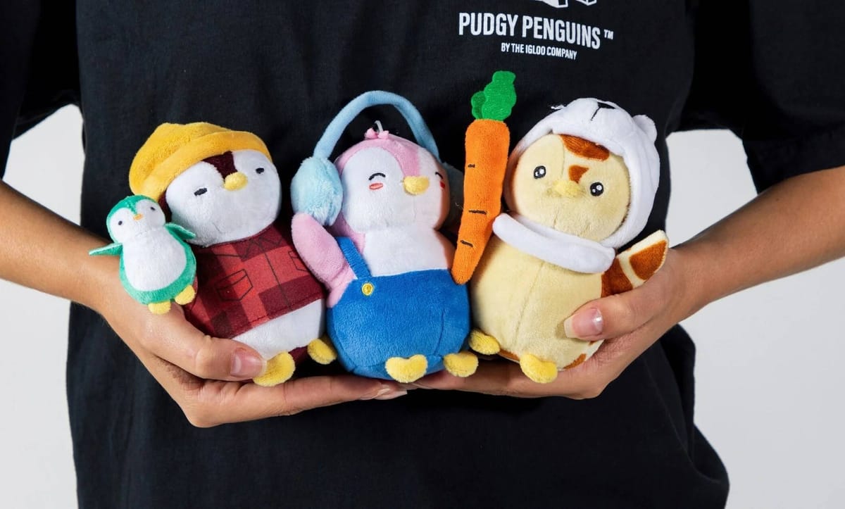 Pudgy Penguins has sold over 1 million plush toys in less than a year