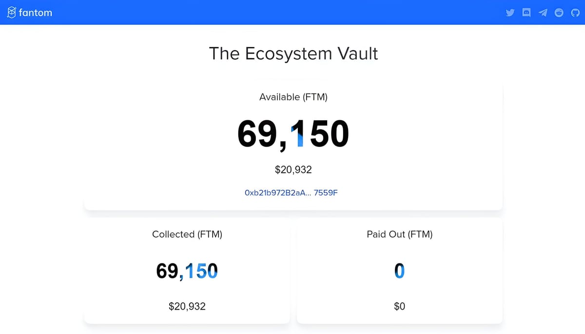 Fantom Introduces New Decentralized Funding Mechanism for Its Ecosystem