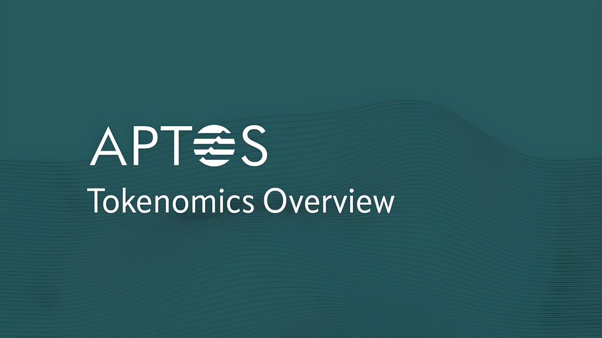 Aptos (APT) Reveals Tokenomics