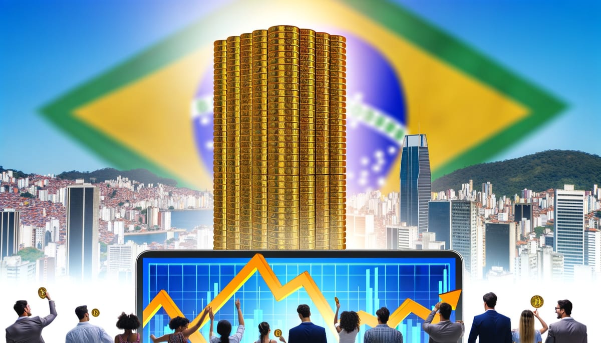 Hoạt động tiền mã hóa tại Brazil tăng 43%, mức đầu tư trung bình vượt 1.000 USD