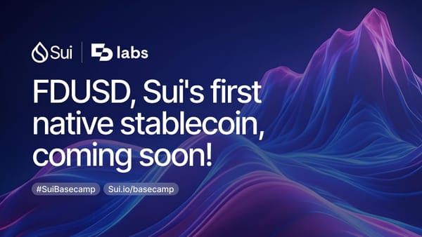 Stablecoin FDUSD Launches on Sui Network