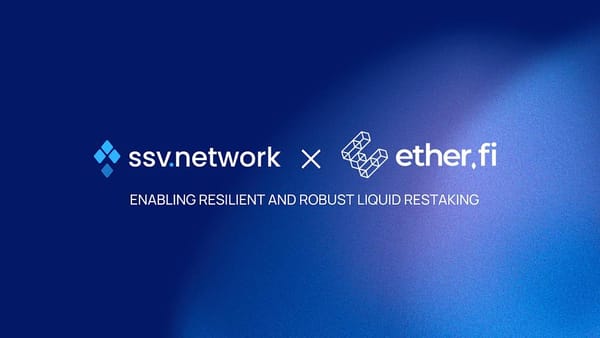 ether.fi Integrates Distributed Validator Technology from SSV Network