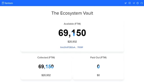 Fantom Introduces New Decentralized Funding Mechanism for Its Ecosystem