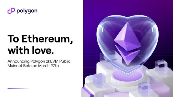 Polygon’s zkEVM Solution Set to Launch on March 27