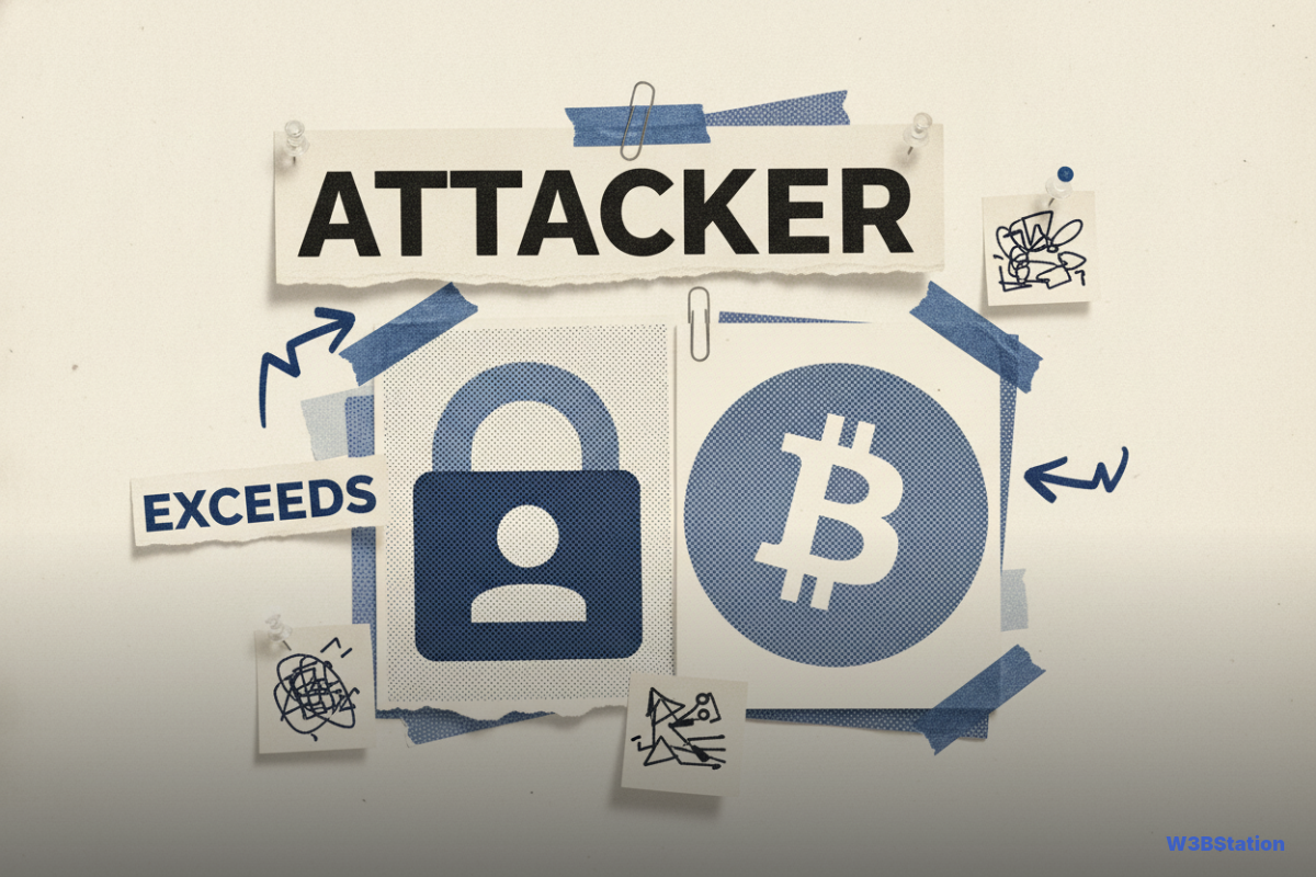 Attacker’s 18,270 BTC Exceeds Coinbase’s Corporate Holdings