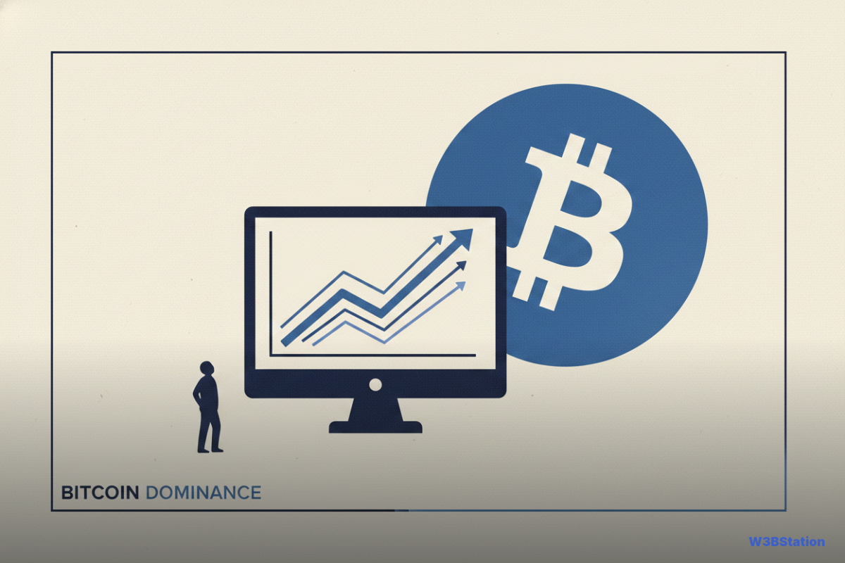 Bitcoin Dominance Surges Above 61% as Altcoins Lag Behind