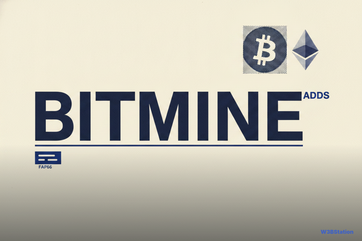 BitMine Adds $73M in ETH, Nears 5% of Supply as Strategy Dumps Bitcoin