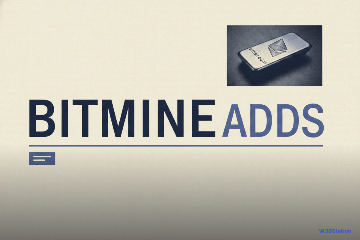 BitMine Adds $92M in ETH, Now Holds 4.7% of Total Ethereum Supply
