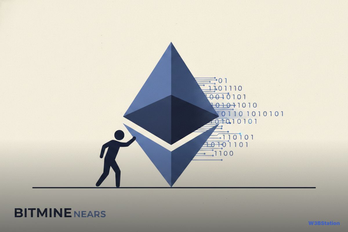 Bitmine Nears 5% of Ethereum Supply Despite $8.4B in Unrealized Losses