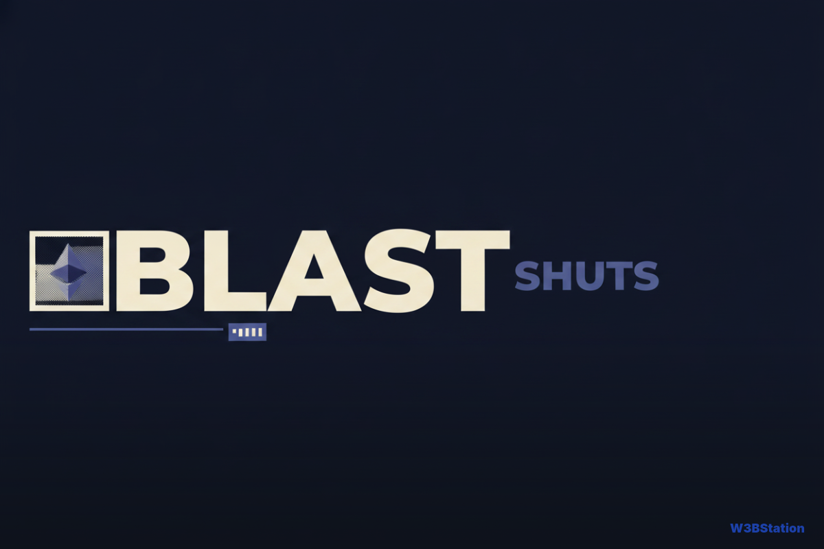Blast L2 Shuts Down After 98% TVL Collapse, $2.2B Peak to $32M