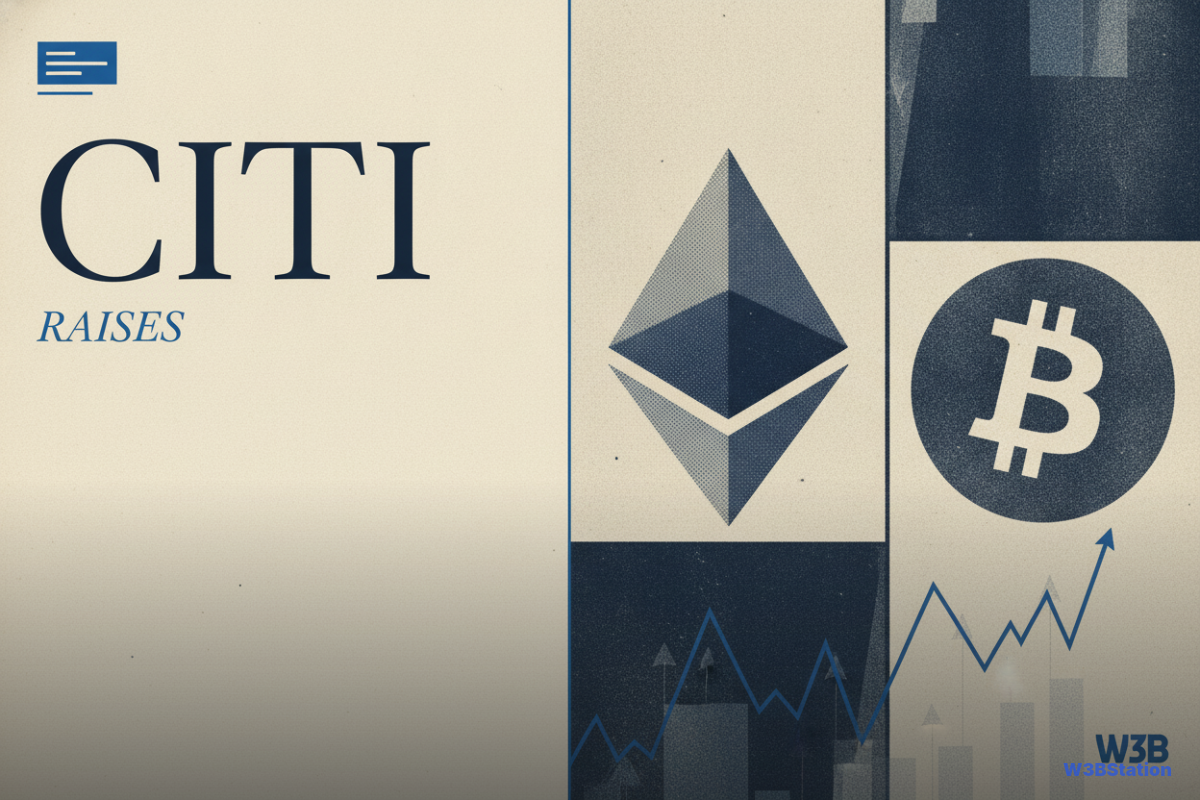 Citi Raises 12-Month Bitcoin Target to $113K, Ethereum to $3K