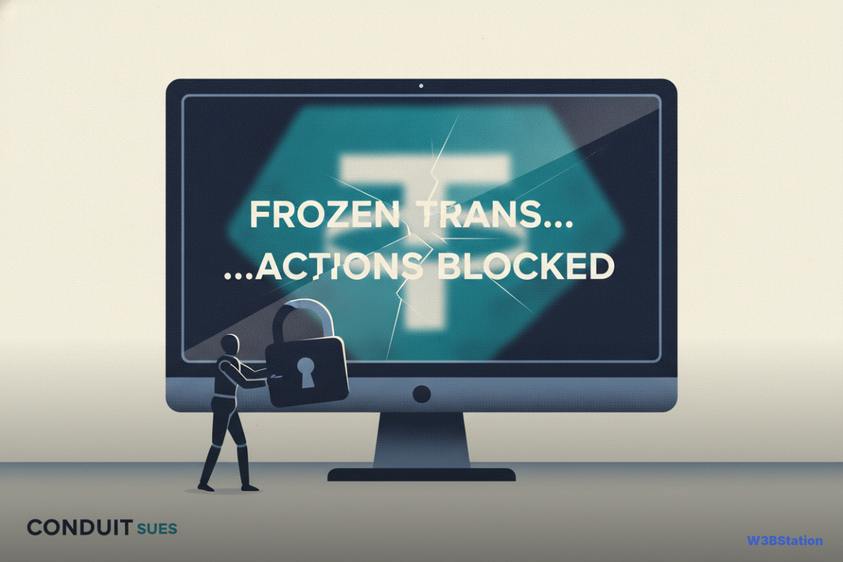 Conduit Sues Tether Over $2.76M USDT Freeze, Seeks Damages