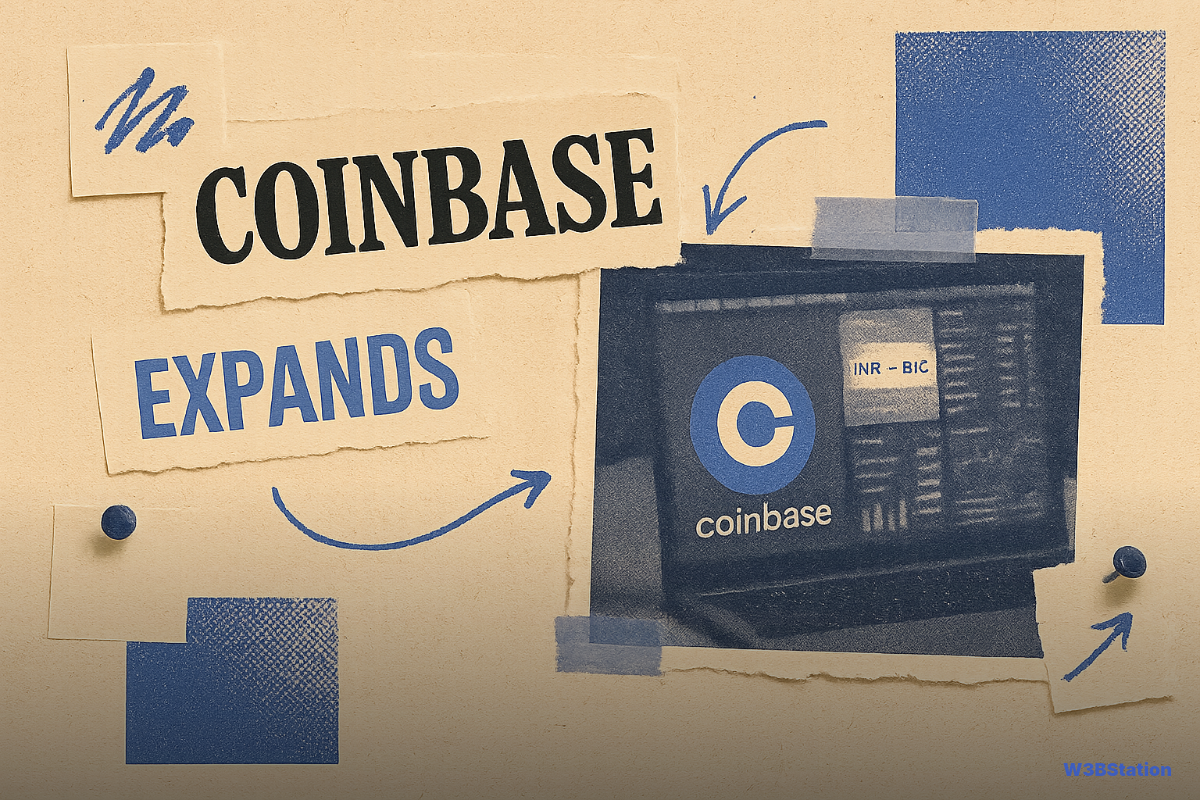Jun 1: Coinbase Expands Into India’s $3B Crypto Market With INR Support