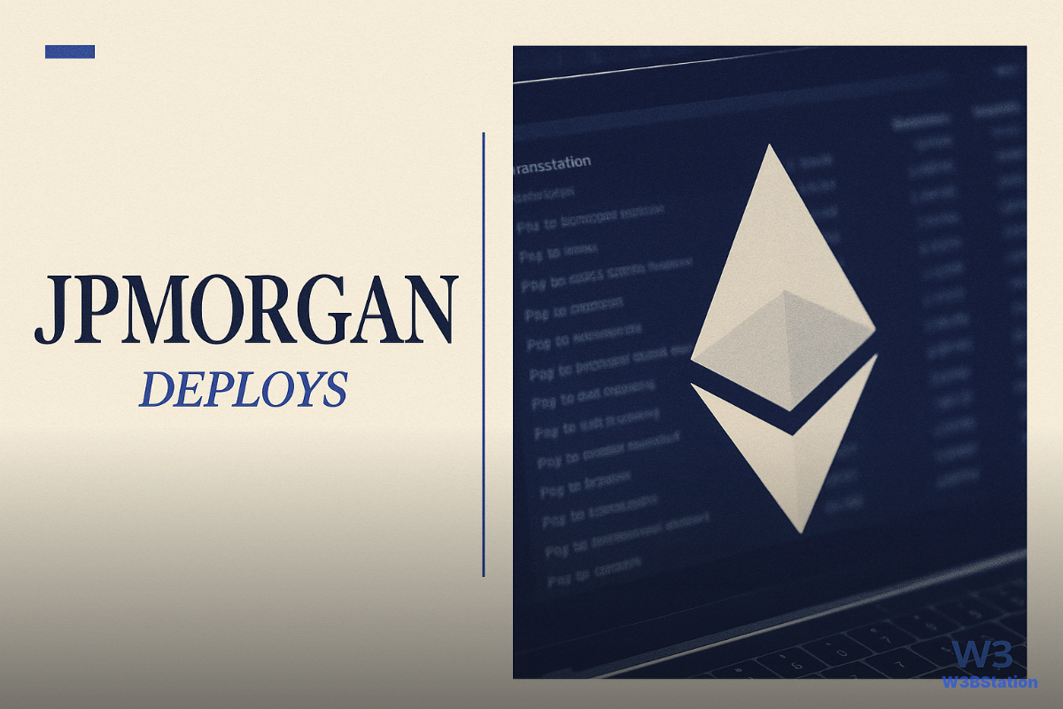 JPMorgan Deploys $4T JPM Coin on Ethereum for Institutional Clients