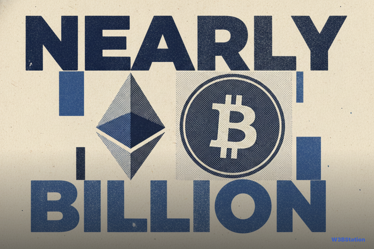 Nearly $1 Billion in Leveraged Crypto Bets Liquidated as Markets Slide