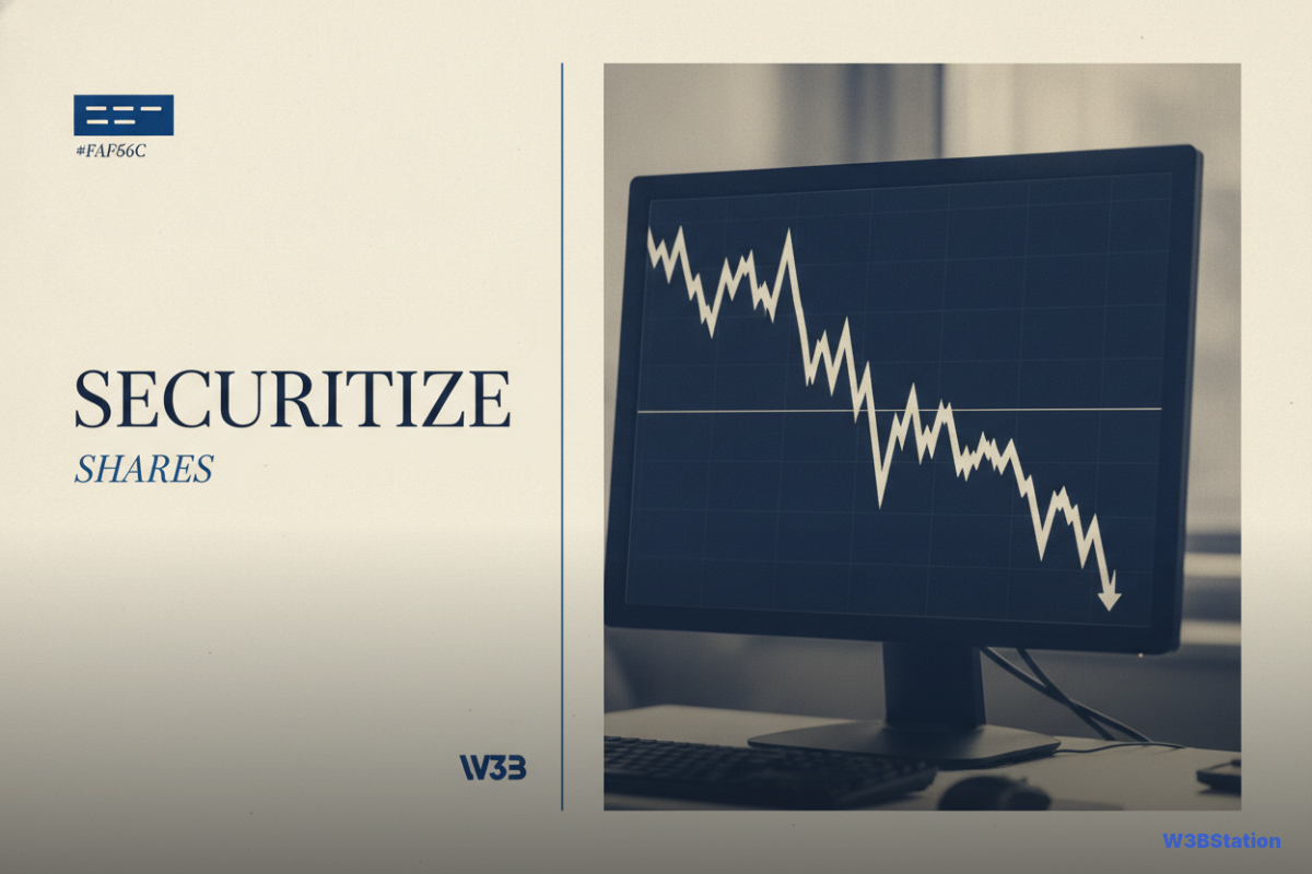 Securitize Shares Plunge 20% After Q2 Revenue Miss