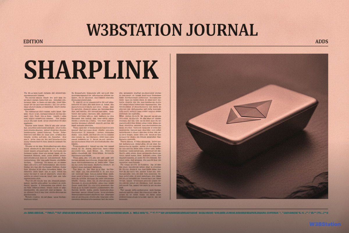 Sharplink Adds 10,000 ETH to $1.38B Treasury as ETH Trades 68% Below Peak