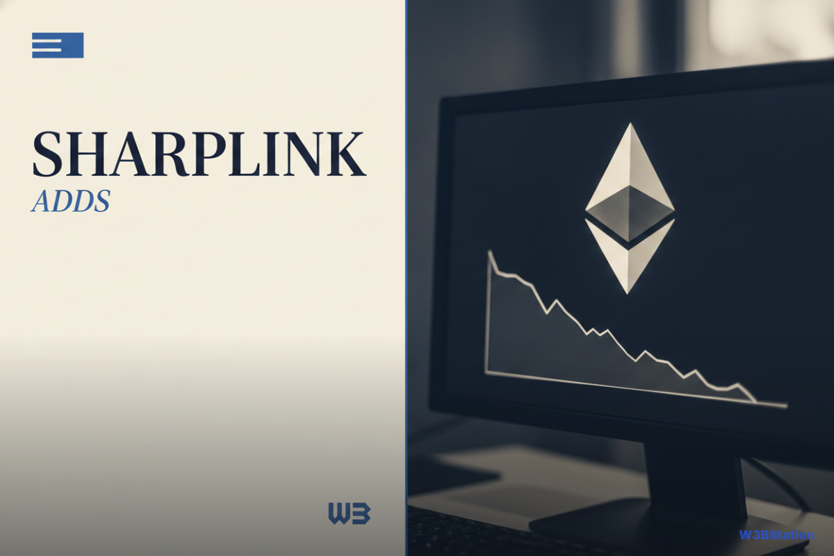 Sharplink Adds $16M in ETH as Price Sinks 68% From Peak