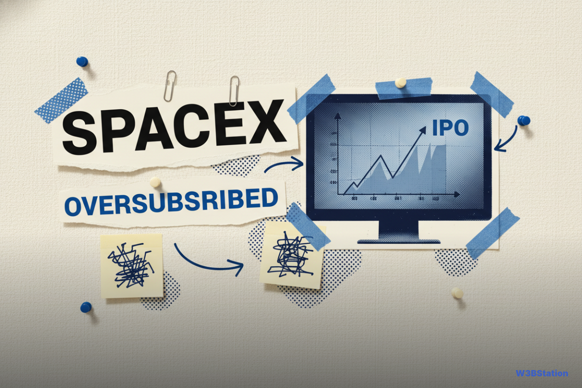 SpaceX IPO Oversubscribed, No Evidence of Retail Crypto Exodus